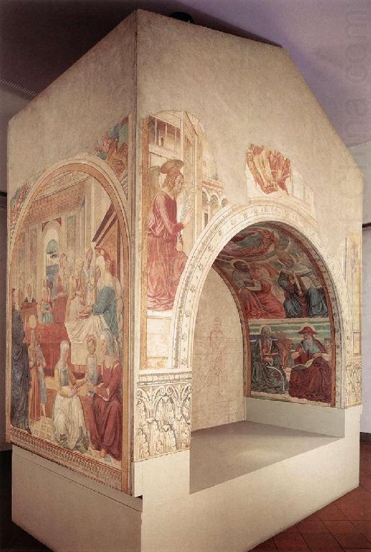 Shrine of the Visitation dfg, GOZZOLI, Benozzo